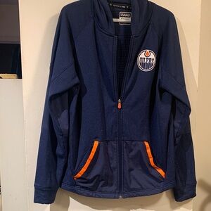 Edmonton Oilers Zip Up Hoodie